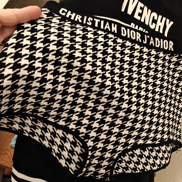 Monogram Fashion Houndstooth Boy/ Festival Shorts.